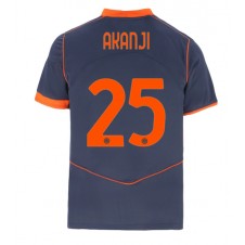 Inter Milan Manuel Akanji #25 Tredjedrakt 2025-26 Kortermet